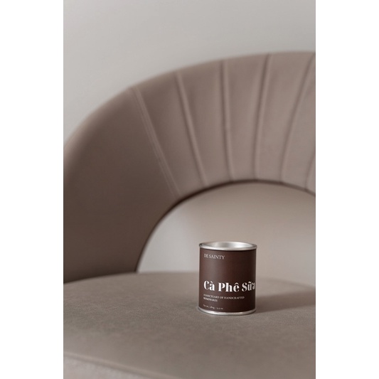 Nến thơm phòng ngủ hộp thiếc CÀ PHÊ SỮA