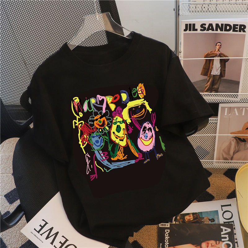 Áo thun NRVP 100% cotton tay ngắn dáng rộng