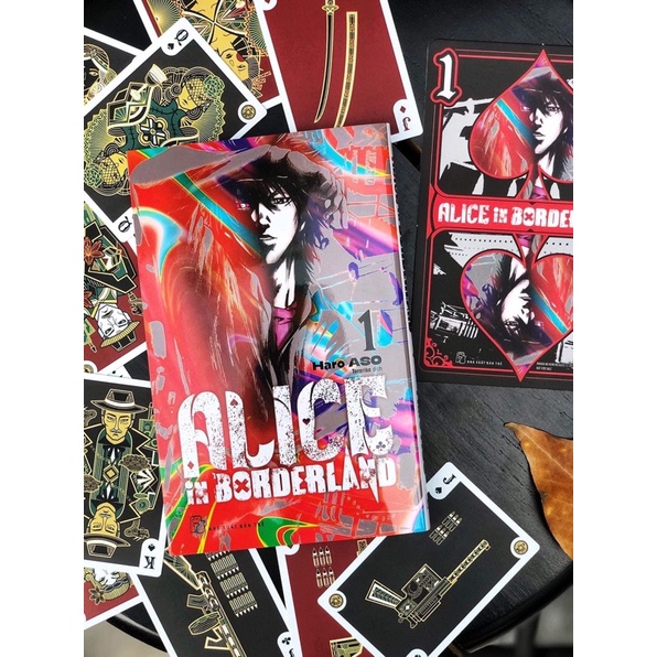 Alice in borderland các vol 1.2.3.4.5.6.7.8.9.10-> tặng kèm book card