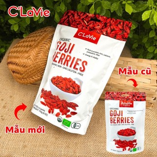 Táo đỏ kỷ tử hữu cơ amavie foods organic jujube goji berries c'lavie - táo đỏ khô - kỉ tử - câu kỷ tử - kỳ tử - kỉ tử đỏ
