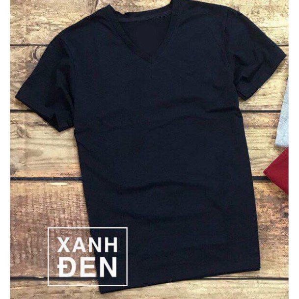 ÁO THUN NAM THỂ THAO CỔ TIM NHIỀU MÀU CHẤT COTTON CO DÃN CỰC MÁT ( ẢNH THẬT ) - Hàng mới về