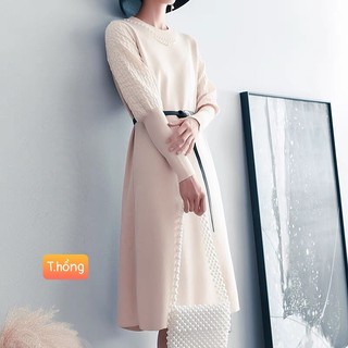 Váy len mongtoghi cao cấp kèm đai