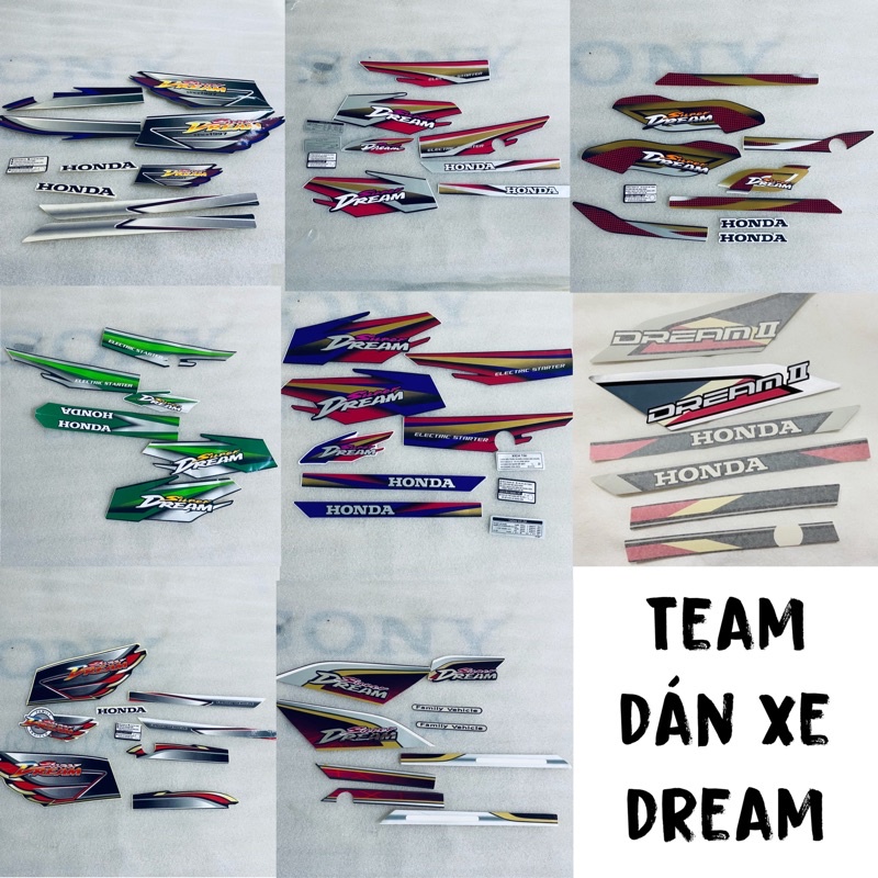 Tem team xe super Dream việt drem thái limited đời đầu