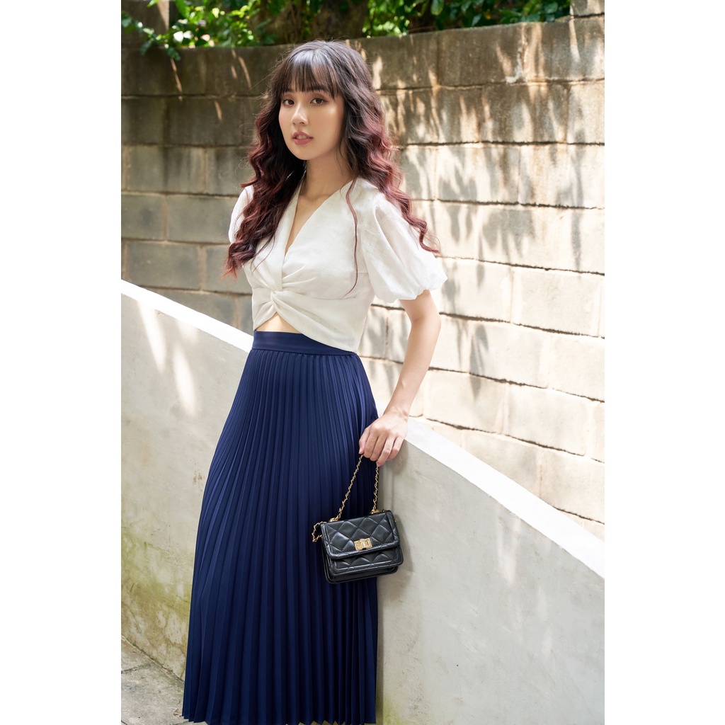 OLV - Chân váy Navy Pleat Timeless Skirt