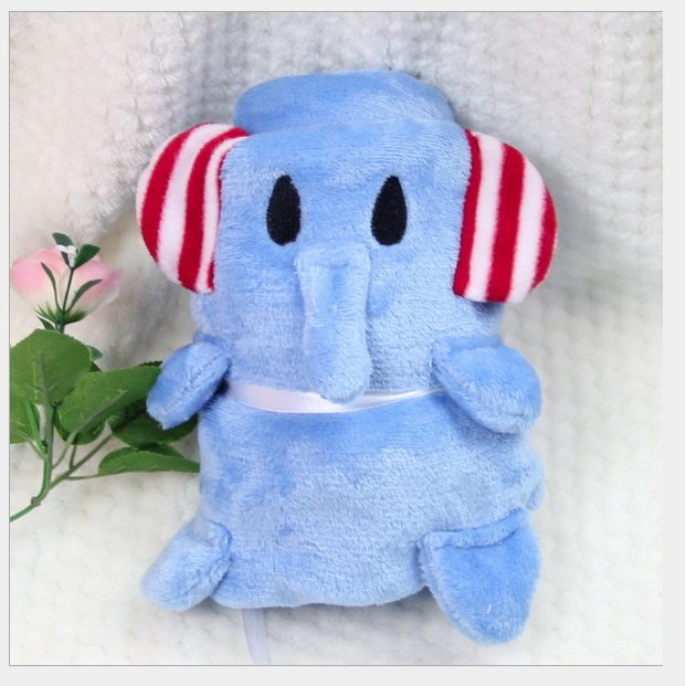 Chăn Lông Tuyết Hình Thú Mềm Mịn Nhiều Hình Dễ thương Cho Bé,Mền Gấp Gọn kích thước 100cm x 80cm thích hợp đi du lịch