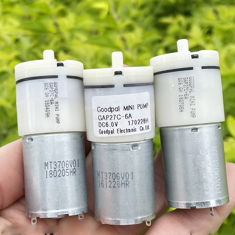 1 Máy Bơm Khí Mini DC 3.7V 5V 6V 370 Cho Bể Cá