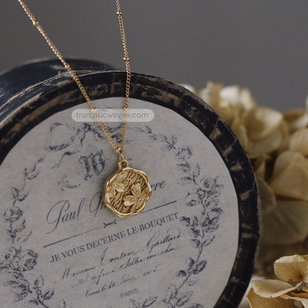 Dây chuyền nữ titan Hoa mai