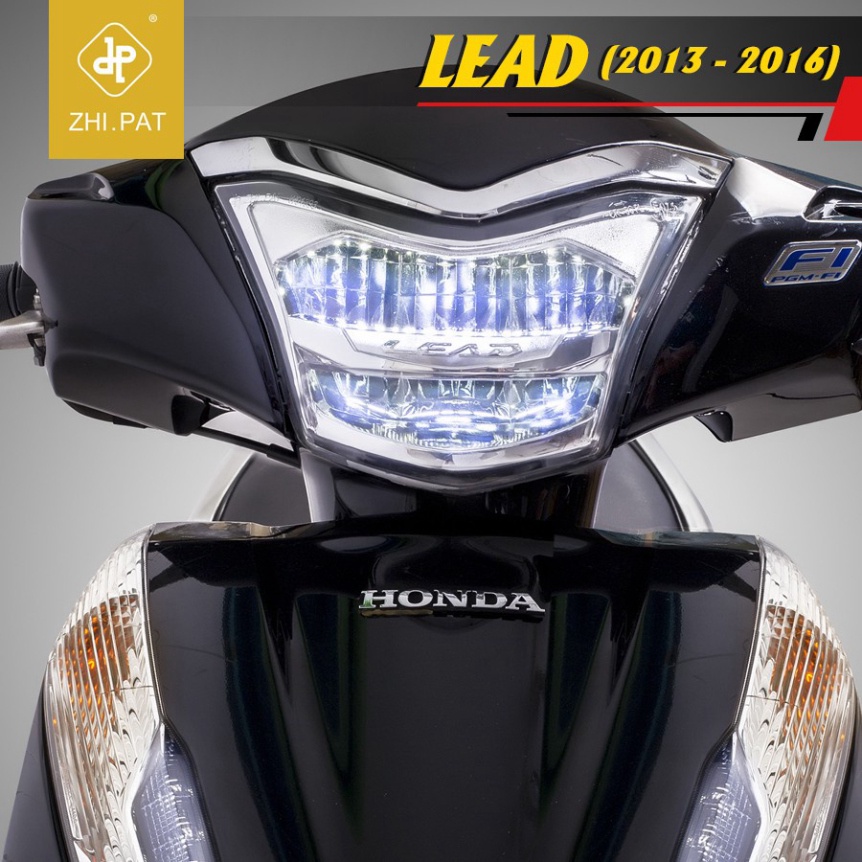 Chóa Đèn Led Xe Lead 2 Tầng Cao Cấp Chính Hãng ZHI.PAT Đèn Pha Led Siêu Sáng Cho Honda Lead 2013  Lead 2022 - Lead 2023