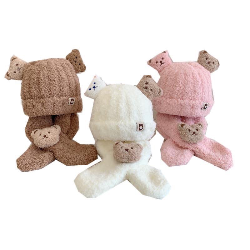 SET MŨ + KHĂN CỰC ẤM CHO BÉ YÊU