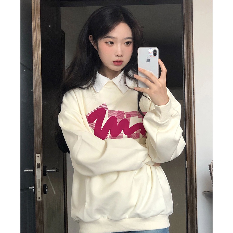 NRVP Áo Khoác Thể Thao Tay Dài Dáng Rộng In Hình Thỏ Năm Mới 2023 Phong Cách Trung Hoa Hàn Quốc Cho Nữ