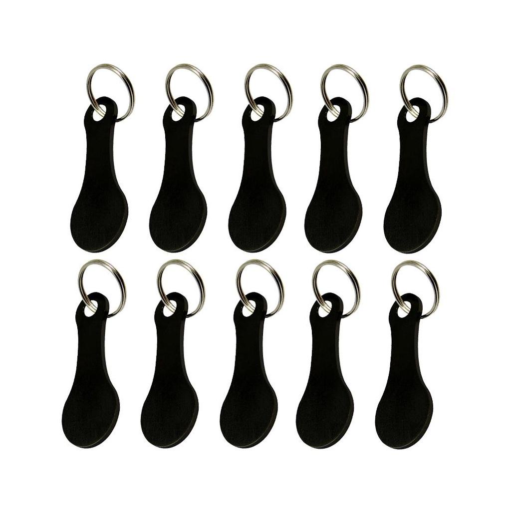 10 Móc Khóa Kim Loại Thời Trang Bằng Thép Không Gỉ