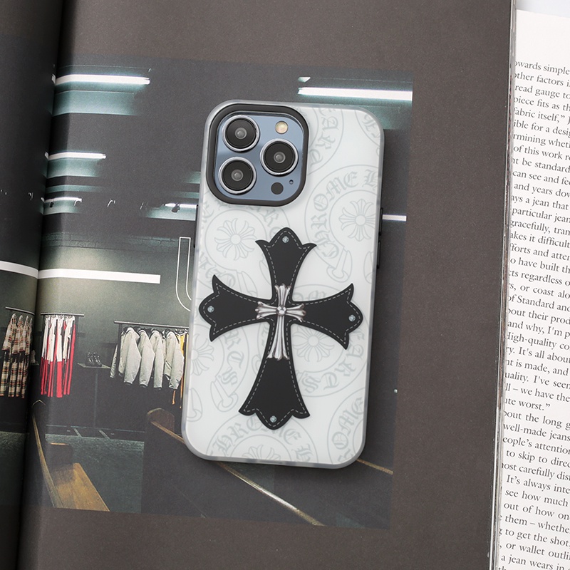 Ốp Điện Thoại Nhựa Cứng In Logo Croxin Hai Mặt Nhám Cho iPhone 14 / 13 / 12 Pro max / 13Pro / 12Pro / 12 / iPhone 11