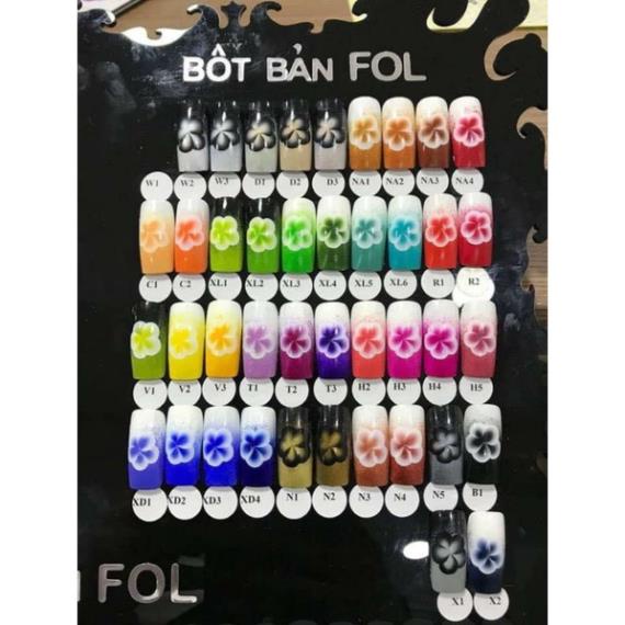 Bột vẽ co bản FOL bột vẽ mịn không bị khô lên màu chuẩn