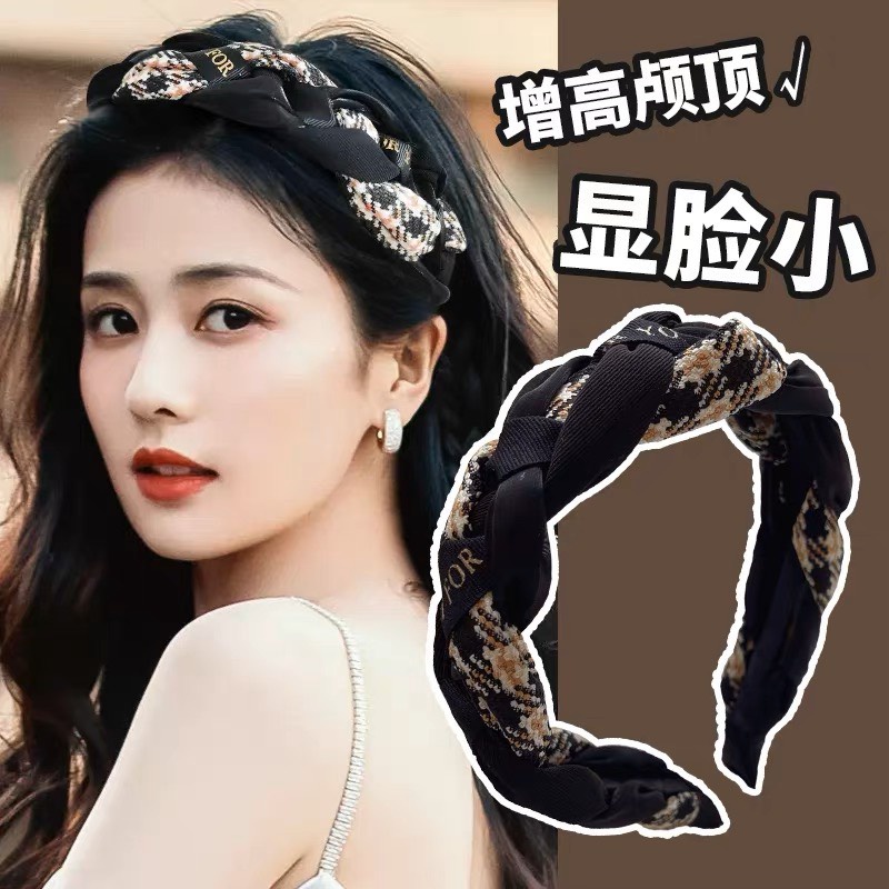 Băng đô cài tóc bản to IDOL siêu sang Phụ kiện cài tóc nữ