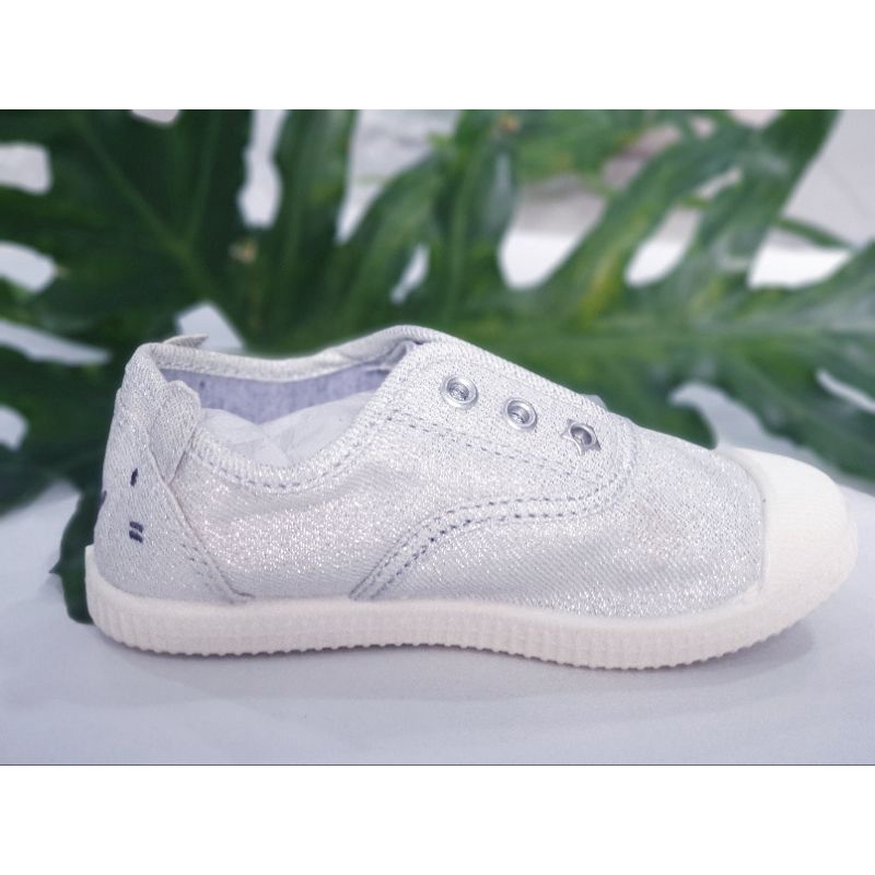 Giày lười Next bạc, gót hình thỏ