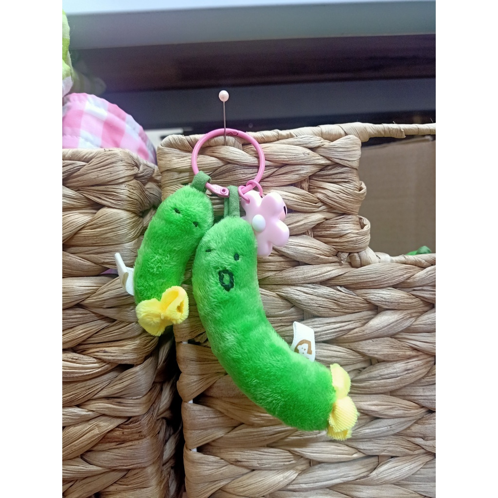 Móc khóa Dưa Leo Bích Cồ dễ thương 9cm - Gấu Bông Đình May
