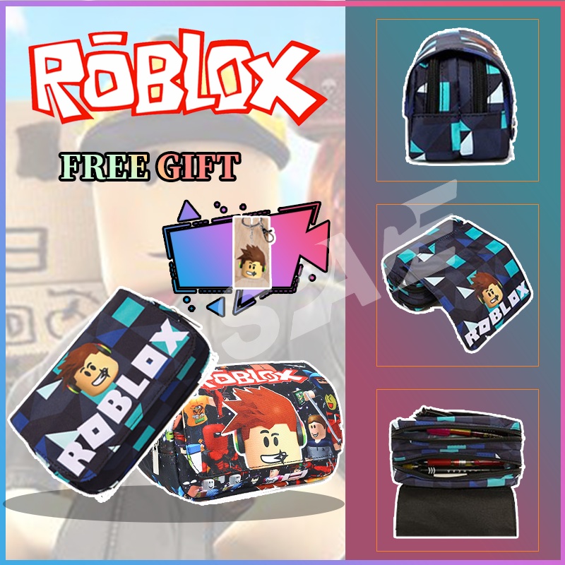 Hộp đựng bút chì ROBLOX hộp đựng văn phòng phẩm cho trẻ em hộp đựng bút chì ngoại vi cho học sinh tiểu học và trung học