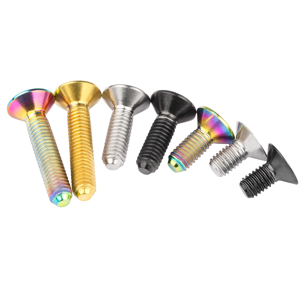 Wanyifa bu lông titan m3 ổ cắm hình lục giác phẳng đầu chìm ti vít din7991 cho xe đạp mô hình hàng không m3x6 8 10 15mm