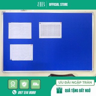 Bảng Ghim Nỉ Siêu Chắc Bền, KT: 80x120 cm  - Tặng kèm 1 hộp ghim cho mỗi bảng - Bảo Hành 24 tháng