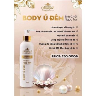 Kem body ủ đêm tinh chất ngọc trai chuyên dùng cho spa