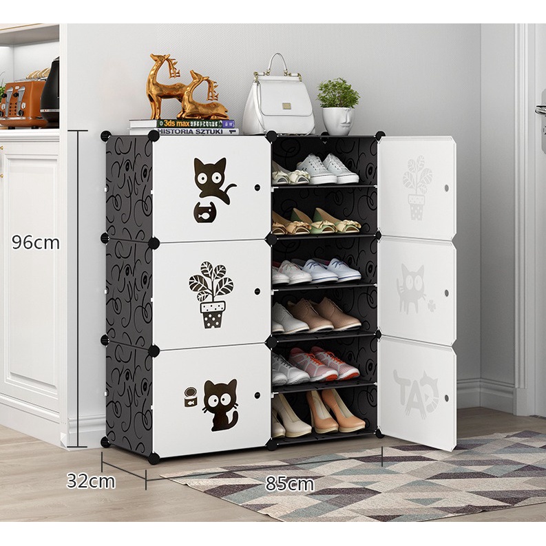 [MẪU HOT] TỦ GIÀY NHỰA LẮP GHÉP ĐA NĂNG 12 NGĂN(CHỌN HÌNH THEO PHÂN LOẠI)