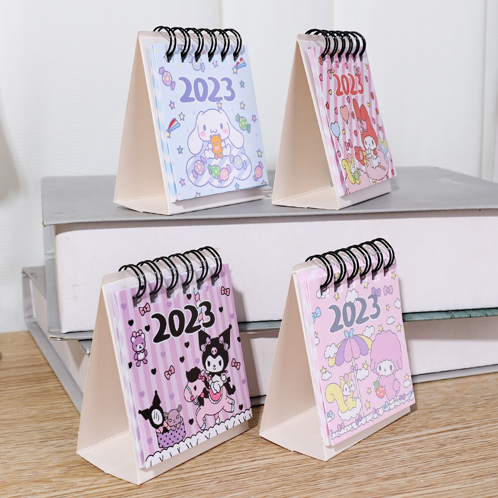 Lịch Năm 2023 Mini Để Bàn Họa Tiết Hoạt Hình Dễ Thương Bắt Mắt