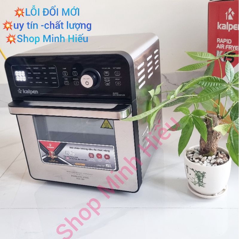 Nồi chiên kalpen k15 đối lưu 2 tầng nhiệt, 15L , Lưu ý máy êm không ồn