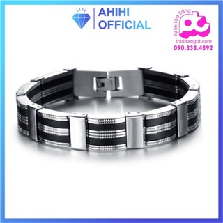 Lắc tay inox nam giá rẻ nhất HCM không đen - SY_LT_75