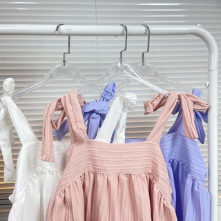 Áo kiểu babydoll 2 dây cột nơ [ảnhthậtshopchụp]