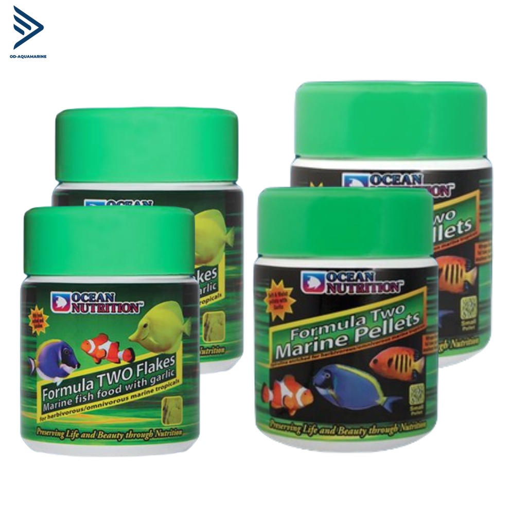 Thức ăn cho cá cảnh biển FORMULA TWO PELLETS / FLAKES - OCEAN NUTRITION