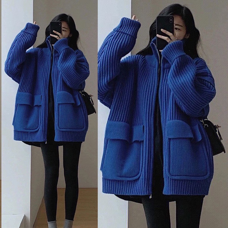 Áo Khoác Cardigan Phong Cách Retro Nhật Bản Thời Trang Cao Cấp Cho Nữ