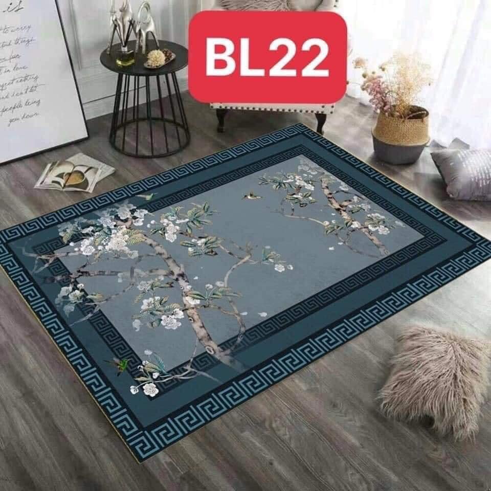 Thảm chải sàn bali cao cấp in 5D kích thước 1,6x2,3m vô cùng sang trọng