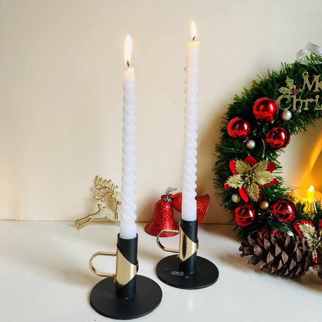 Chân nến cốc có tay cầm trang trí decor bàn tiệc, lễ cưới, khách sạn