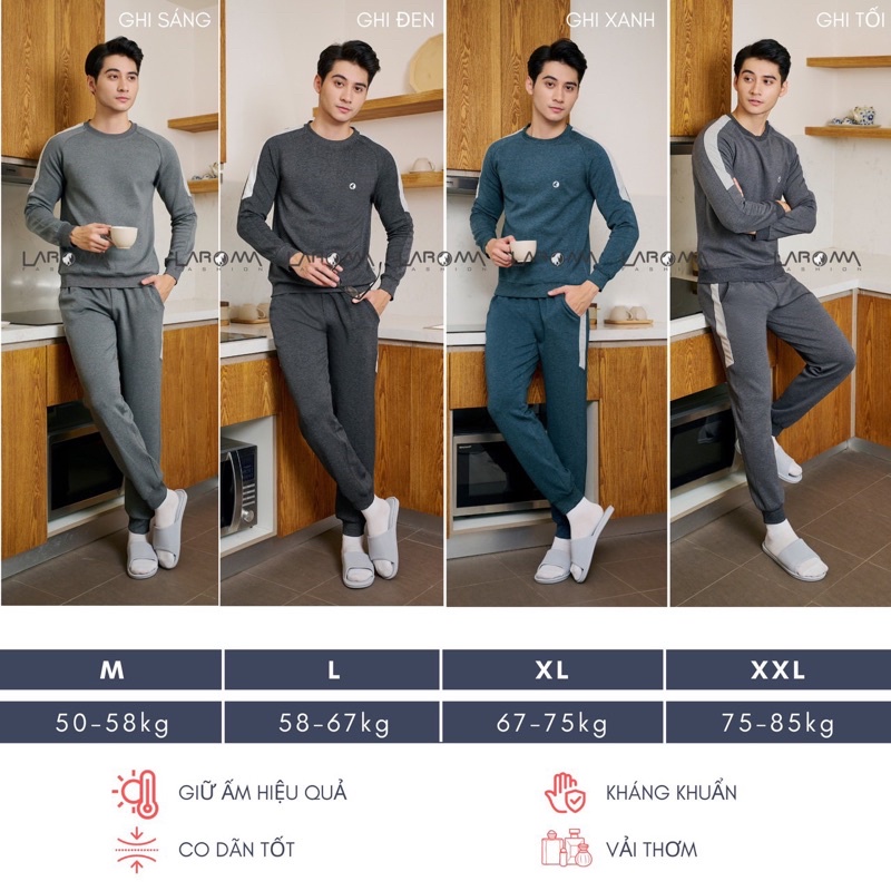 Bộ nỉ nam mới nhất Laroma