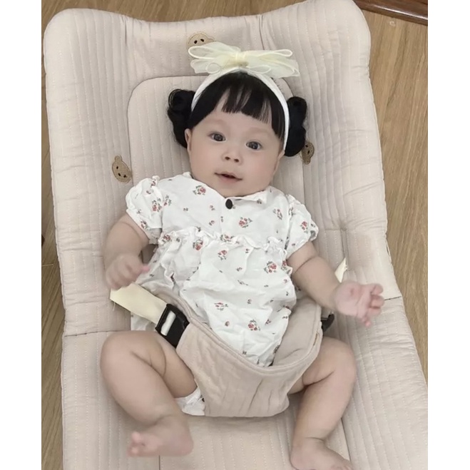 Turban tóc giả ♥️ Băng đô tóc giả nơ voan siêu xinh cho bé gái từ 5-12kg