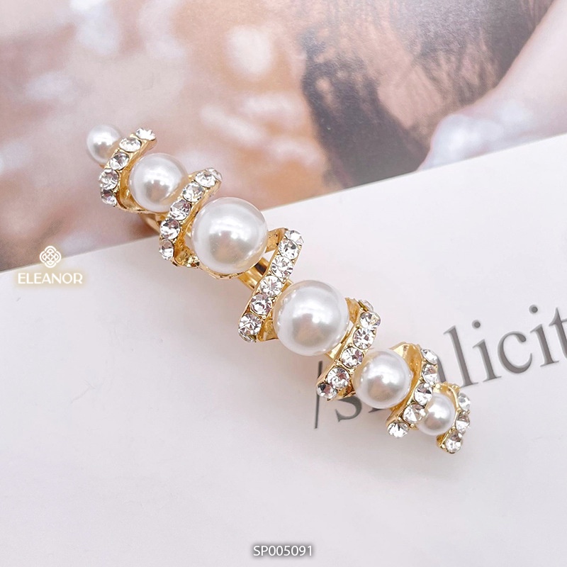 Kẹp tóc nữ Eleanor Accessories đính ngọc nhân tạo xinh xắn phụ kiện tóc thanh lịch