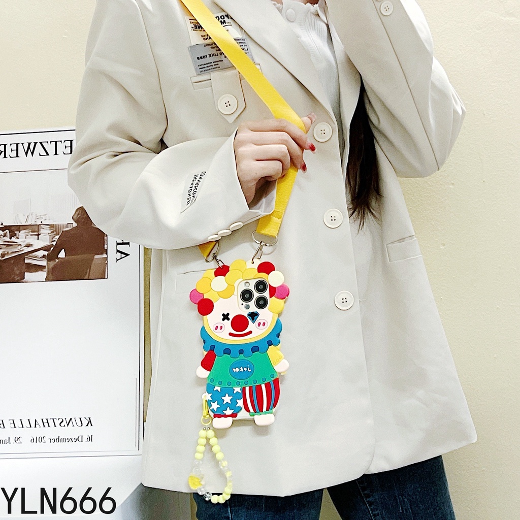 Ốp Điện Thoại Hình Chú Hề Cho OPPO Reno 7 7Z 7PRO 8 8Z 8PRO 6 6Z 6PRO 5 5Z 5PRO 5F 4 4F 4PRO 4Z 4SE 3 2 2Z 2F LITE R15 R17