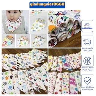 Yếm cotton trẻ em cài cúc hàng đẹp