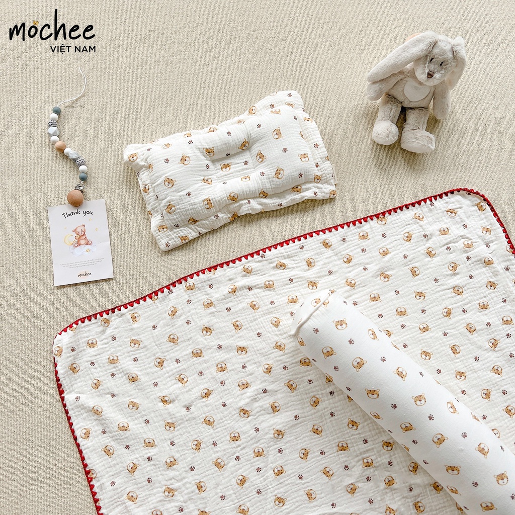 SET CHĂN XÔ MỎNG KÈM GỐI LÕM MOCHEE