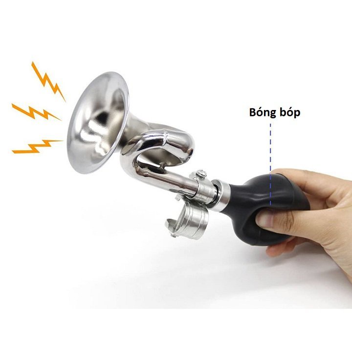 Kèn Còi Hơi , Kèn Bóp Gắn Xe Máy, Xe Đạp - DP973