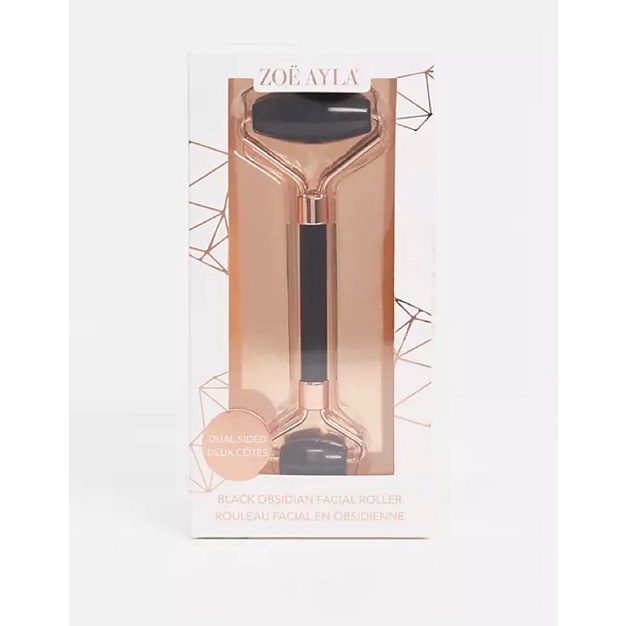 Cây đá lăn thon gọn mặt Zoe Ayla The Jade Facial Roller Mount Lai Zoe Ayla