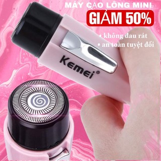 Máy cạo lông mini cầm tay - máy triệt lông toàn thân kemei