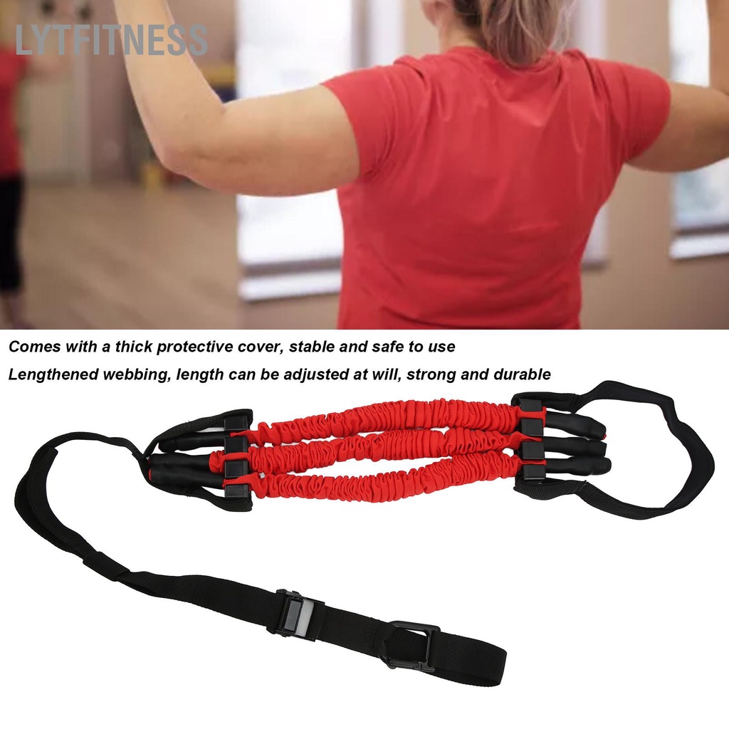 LYTFitness Bộ dây hỗ trợ kéo đàn hồi dành cho nam nữ Kéo dài khởi động Tập thể dục tại nhà