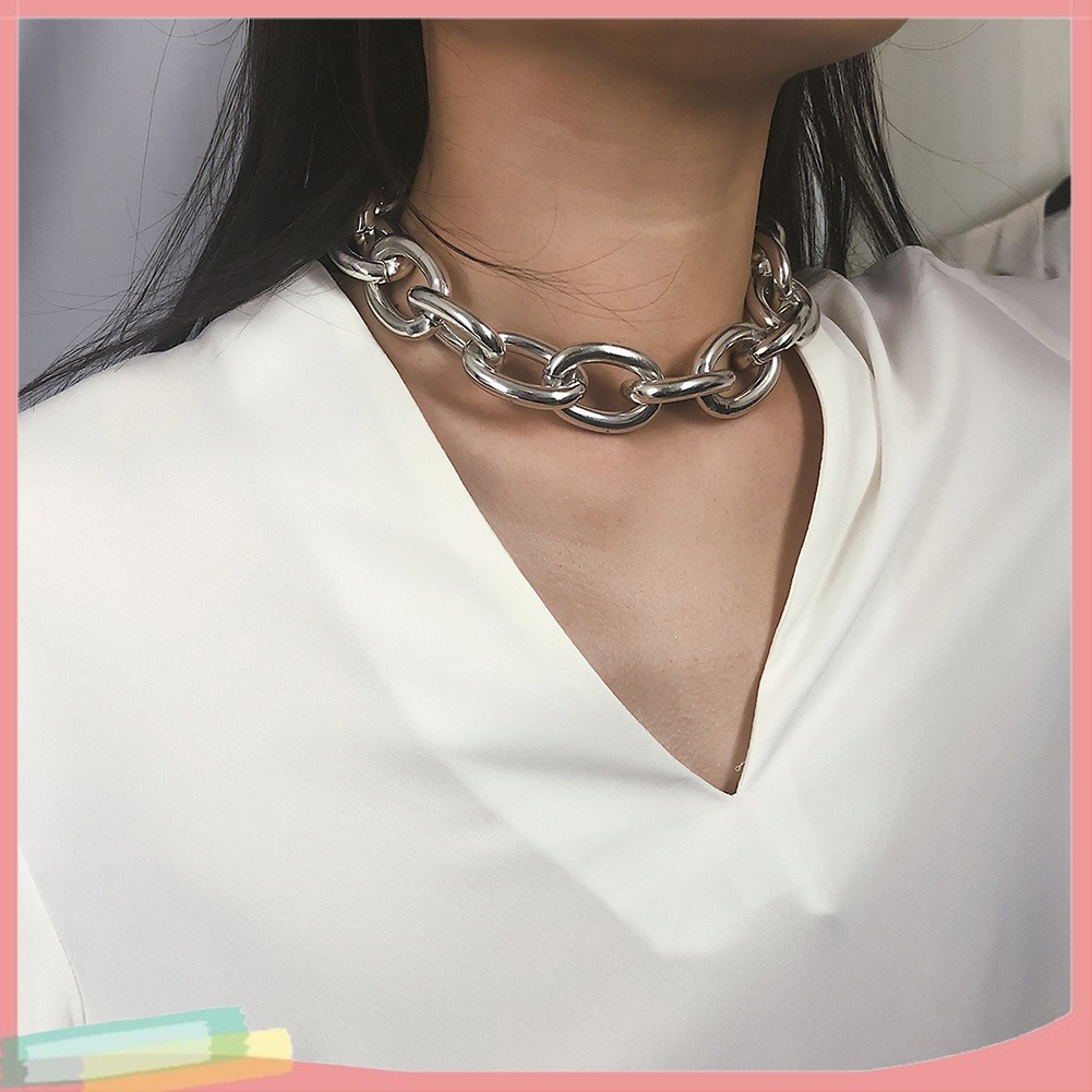 Vòng Cổ Choker/Vòng Đeo Tay Kiểu Dây Xích Thời Trang Cá Tính Cho Nữ