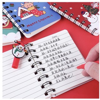 Sổ lò xo A7 Noel (có dòng kẻ)