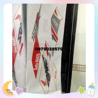 Tem sonic trắng đỏ racing xé lẻ