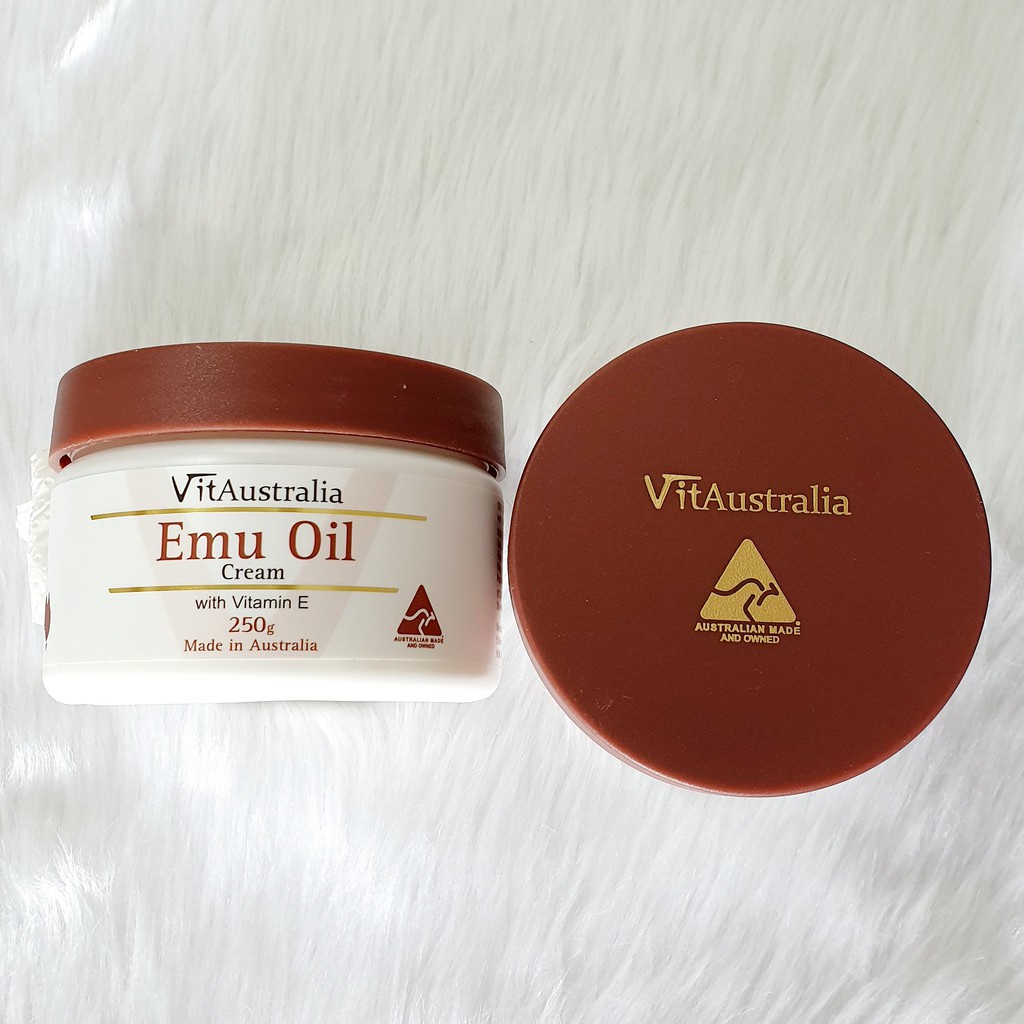 Kem dưỡng toàn thân VitAustralia Emu Oil Cream with vitamin E 250g