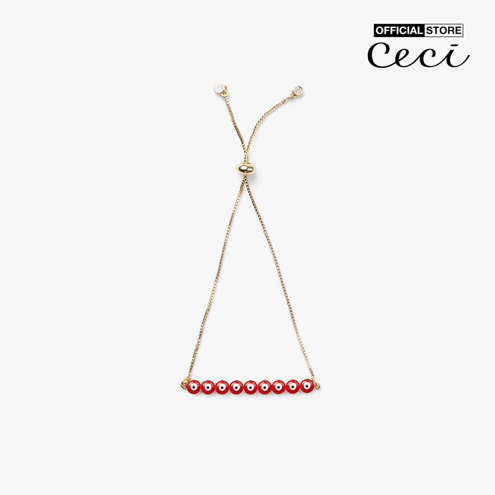 CECI - Vòng đeo tay nữ dây mảnh phối thiết kế độc đáo CC3-01000078-08