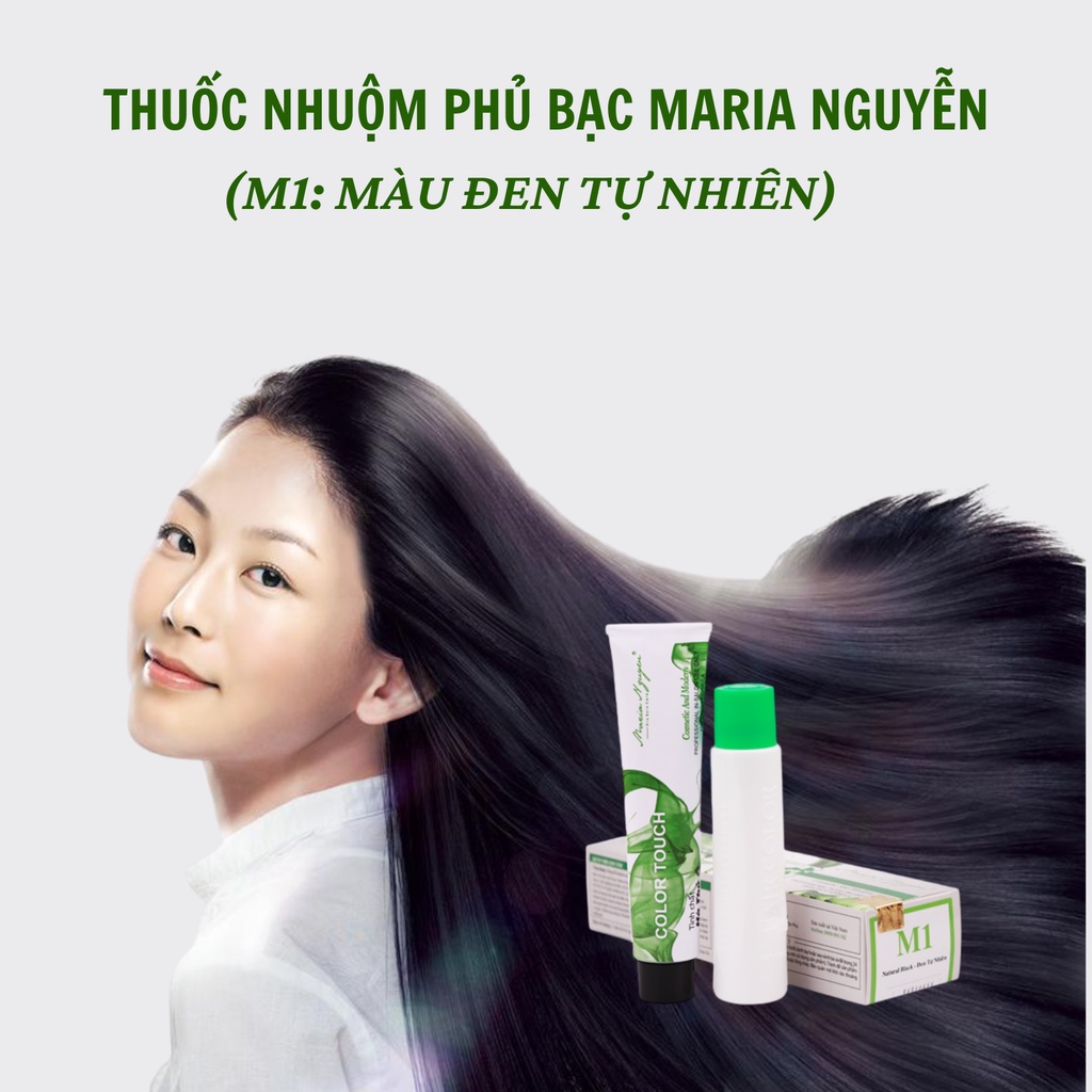 Kem nhuộm tóc phủ bạc Hà Thủ Ô Maria Nguyễn