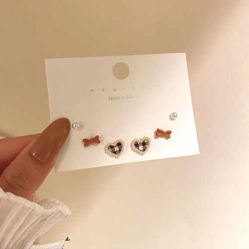 Bông Tai Hoa Tai Bạc 925 Mini Set Đủ Kiểu Phong Cách Hàn Quốc Hot Trend Dobi B13